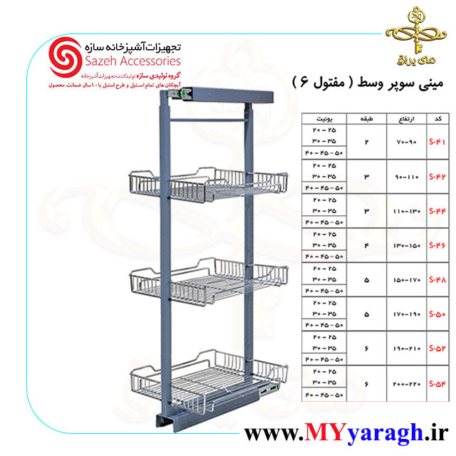 مینی سوپر وسط مفتول 6 شرکت سازه